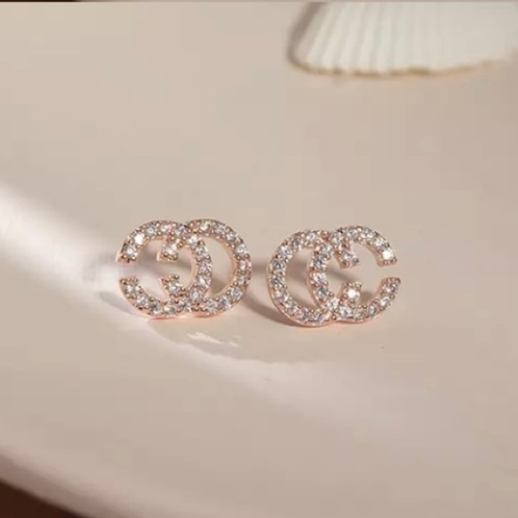 Cc Zircon Crystal Earrings - Picture 9 of 11
